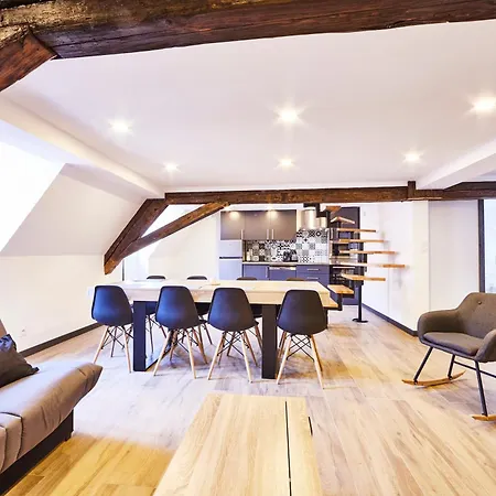 Th 202 Duplex F4 Au 2eme Etage - 7 Personnes Lejlighed Thann